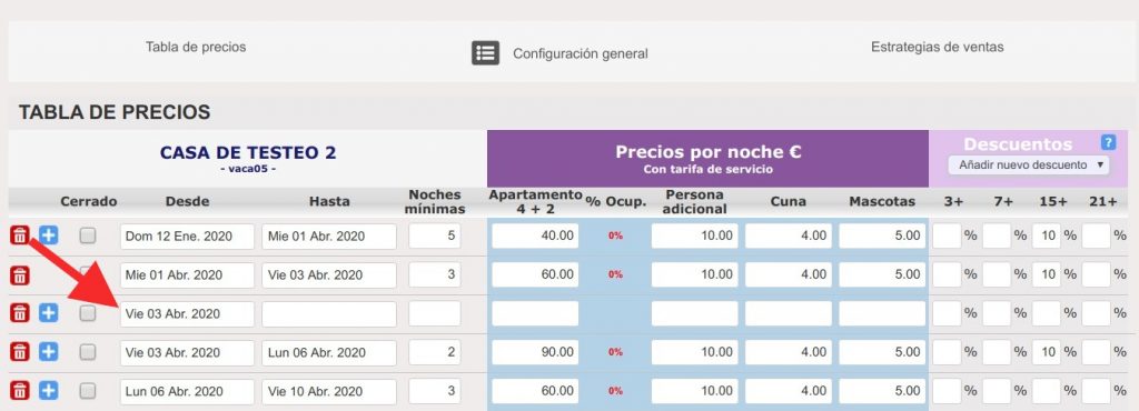 Crear nueva temporada