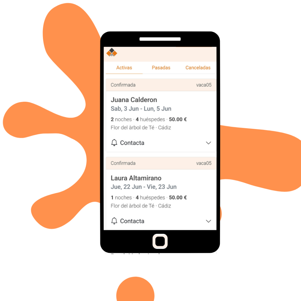 Vista movil de la App de Apartelius